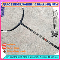 Vợt cầu lông Apacs Edge Saber 10 Black NEW (4U) Sắc đen cá tính, đan lưới được cao kg, vợt bền bỉ, phiên bản NEW