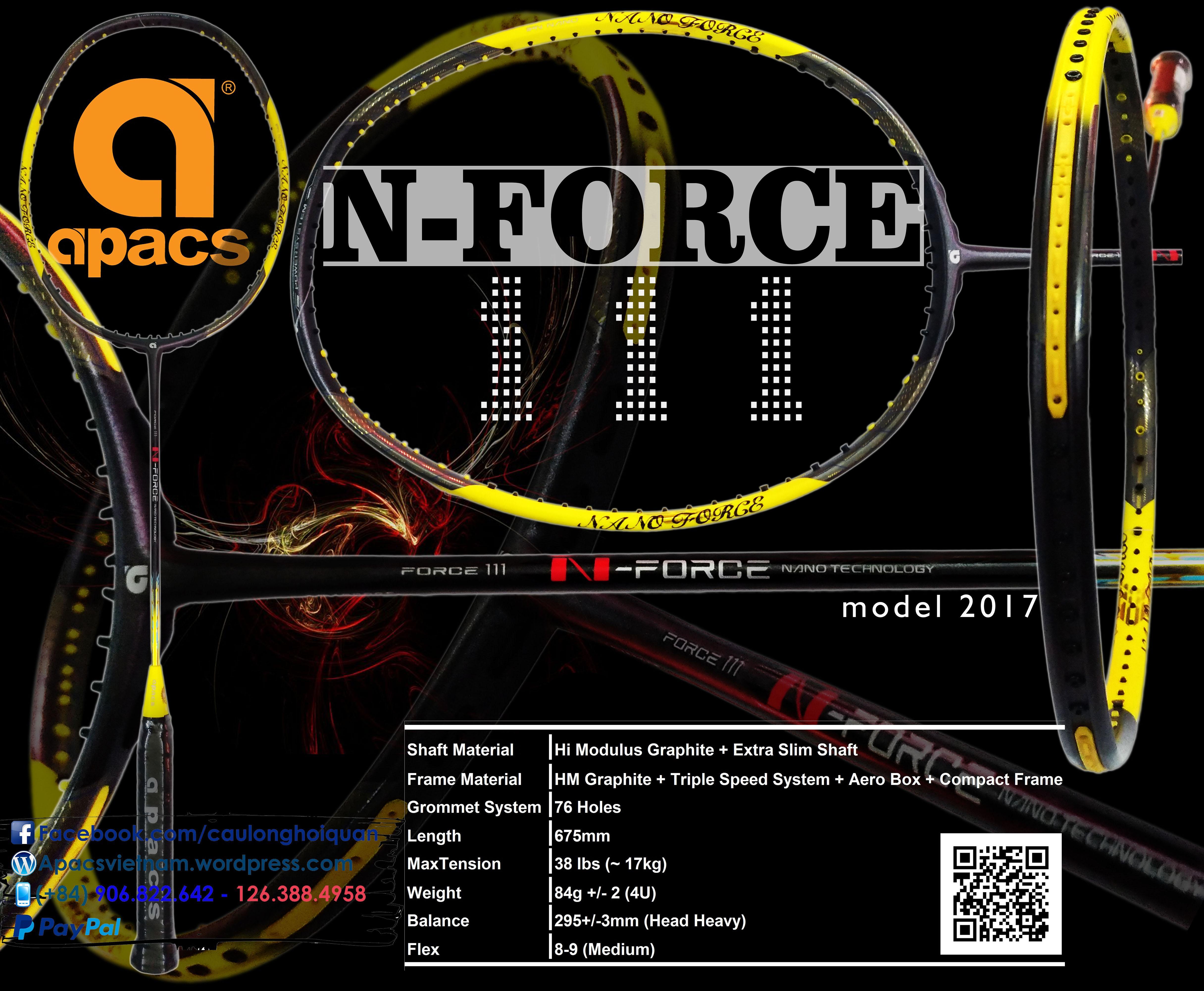 Vợt cầu lông Apacs Force 111