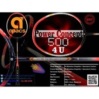 [Vợt cầu lông Apacs Power Concept 500 - 4U]