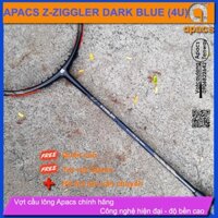 [Vợt cầu lông Apacs Z-Ziggler 6.4mm Dark Blue - 4U] Thân đũa 6.4mm công nghệ mới, sơn nhám cực đẹp