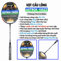 Vợt Cầu Lông Astrox 100ZZ Đen Căng Sẵn 7kg Tặng Kèm Quấn Vợt Cao Cấp Và Bao Vợt