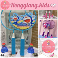 Vợt cầu lông cho bé tặng kèm 2 quả cầu, đồ chơi vận động vợt cầu lông mini.