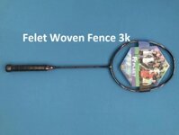 Vợt Cầu Lông Felet Woven Fence 3K | WF3k      | Fleet