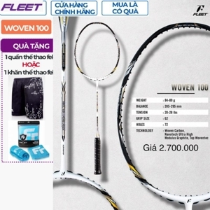 Vợt cầu lông Fleet Ahanken Woven 100