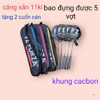 Vợt  Cầu Lông Forza Căng sẵn 11 kí tặng 2 Cuốn cán Túi cực đẹp đựng được 5 vợt
