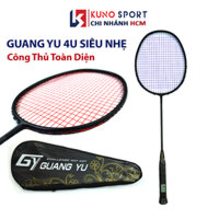 Vợt Cầu Lông GUANG YU 4U Chính Hãng Khung Carbon Trọng Lượng Nhẹ 82G, Vợt Công Thủ Toàn Diện Lưới Căng Sẵn 9.5KG - V01