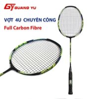 Vợt Cầu Lông Guang Yu 4U Tấn Công Khung Vợt Full Carbon Fibre Lưới Căng Sẵn 10KG. MÃ SP V15