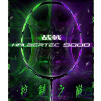 Vợt Cầu Lông Halbertec 9000 bản đẹp khung carbon trợ lực căng sẵn 10.5kg max 13kg túi vợt + cuốn cán