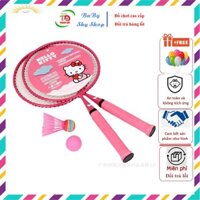 Vợt Cầu Lông Hello Kitty Màu Hồng, 2 màu Dễ Thương Cho Bé