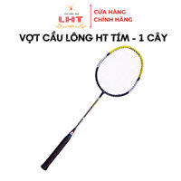 Vợt Cầu Lông HT Tím - 1 cây (TẶNG TÚI ĐỰNG VỢT) – 100% Thép Mạ Crom, Lưới Căng 9kg