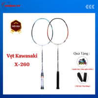 Vợt Cầu Lông Kawasaki X-260 Đỏ Đen/ Trắng Xanh - Nội Địa Trung