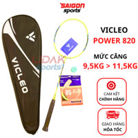 Vợt cầu lông khung carbon VICLEO POWER 820 chính hãng mức căng 10kg 11kg công thủ toàn diện-SAIGON SPORT