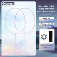 Vợt cầu lông Kumpoo 5U G6 bản mới 2025 carbon fiber nhẹ bền, căng sẵn 10.5kg, tặng quấn cán, túi vợt