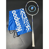 Vợt cầu lông Kumpoo PC 99 Pro trắng xanh (căng sẵn - tặng cuốn cán - túi đơn)