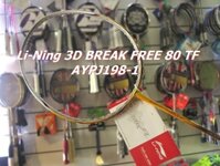 Vợt Cầu Lông Li-Ning 3D BREAK FREE 80 TF AYPJ198-1 | AYPJ198-1      | Lining