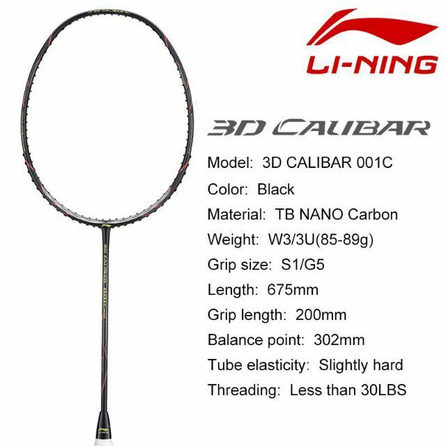 Vợt cầu lông Lining 3d Calibar 001c