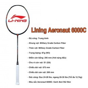 Vợt cầu lông Lining Aeronaut 6000D