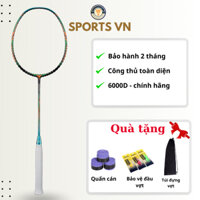 VỢT CẦU LÔNG LINING AERONAUT 6000D TẶNG KÈM QUẤN CÁN, TÚI ĐỰNG VỢT, BẢO VỆ ĐÀU VỌT