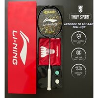 Vợt cầu lông Lining Axforce 70 sói bạc Full hộp tặng kèm quấn cán, túi đựng, móc khóa căng sẵn 11kg Max 13kg