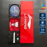 Vợt Cầu Lông Lining Axforce 80 Full Hộp Cao Cấp - Kèm Dây Trợ Lực, Quấn Cán, Vòng Tay, Túi Đựng (Sẵn 10,5kg - Max 13kg)