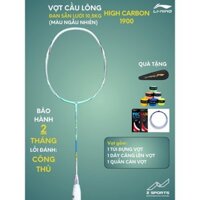 Vợt cầu lông Lining High Carbon 1900 công thủ toàn diện căng dây sẵn 10.5kg Bảo hành 02 tháng