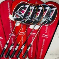 vợt cầu lông lining khung chịu lực 10kg đan lưới sẵn tặng quấn cán