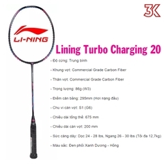 Vợt cầu lông Lining Turbo Charging 20