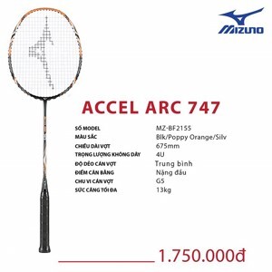 Vợt cầu lông Mizuno Accel ARC-747