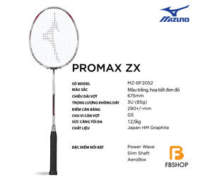 Vợt cầu lông MIZUNO PROMAX ZX
