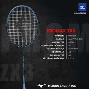 Vợt cầu lông Mizuno Promax ZX3