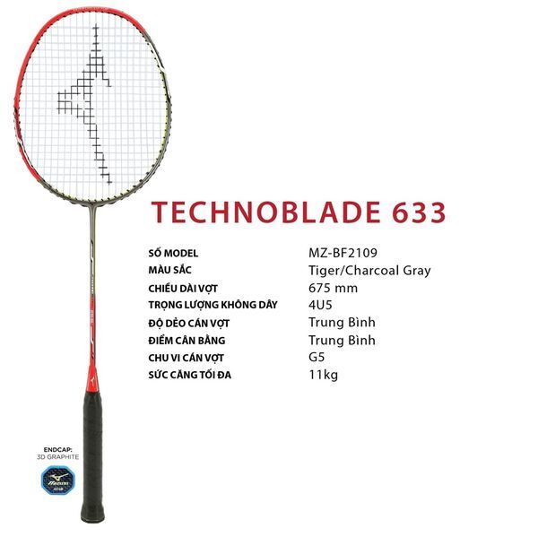 Vợt cầu lông Mizuno Technoblade 633