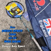 Vợt Cầu Lông Pro-ACE SWET-SPORT 1000 Xanh TL:3U-G2 Căng sẵn 10,5kg(Tặng Túi đựng + cuốn cán)