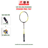 Vợt cầu lông ProKennex POWER PRO 707 chuyên tấn công chính hãng carbon chất lượng 1 cây - ĐÃ CĂNG LƯỚI - Căng 10.5kg