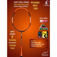 Vợt cầu lông Prokennex Power Pro 708 rẻ nhất thị trường đã đan dây 10.5KG Chính hãng bảo hành 9tháng