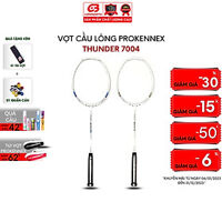 Vợt cầu lông Prokennex THUNDER 7004 chính hãng giá rẻ chuyên công (1 CÂY) - Tặng kèm quấn cán và túi vải Cabasports
