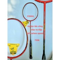 Vợt cầu lông Revilo Cacbon Speed CS60 siêu bền, trợ lực,  dành cho người mới chơi( Tặng cước, cuốn cán, túi vợt)