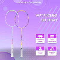 Vợt cầu lông Vicleo Titan carbon công thủ toàn diện, Tặng căng dây cuốn cán