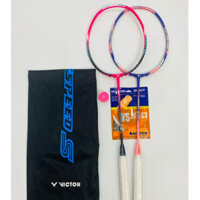 Vợt Cầu Lông Victor Jetspeed Khung Cacbon Lực Căng Max 14kg Tặng ( Bao Đựng Vợt + Quấn Cán )