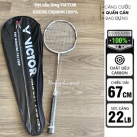 Vợt cầu Lông VICTOR / YN chính hãng khung Cacbon (TẶNG 1 LẦN CĂNG CƯỚC VÀ QUẤN CÁN)