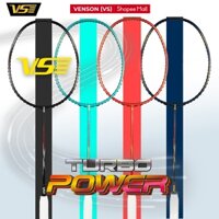 Vợt cầu lông VS Turbo 300 chính hãng carbon bền nhẹ 4U căng sẵn công thủ toàn diện cho mọi người chơi