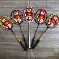 VỢT CẦU LÔNG WILSON, vợt cầu lông đơn 100% khung hợp kim siêu nhẹ, siêu bền - Tặng 1 cuốn vợt + 1 bao vợt (1 cây)