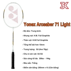 Vợt cầu lông Yonex ArcSaber 71 Light