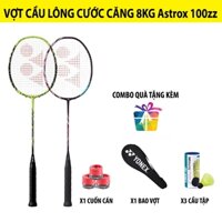 Vợt cầu lông Yonex carbon mã mới 2023 Astrox 100zz, Cước căng sẵn vợt nhẹ bền bỉ, vợt đi kèm phụ kiện bao đựng vợt