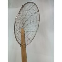 Vợt chiên rán, chao vòng vớt thức ăn, chiên trụng inox cao cấp