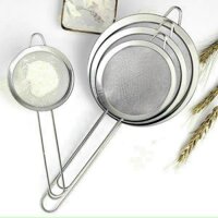 Vợt đại lọc trà, rây lọc trái cây, lọc bột, lọc thức ăn bằng inox cao cấp đủ size ,22,28 CM