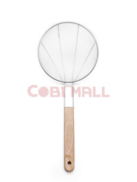 Vợt inox lưới thưa tay cầm gỗ