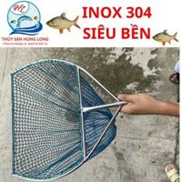 Vợt Inox xúc 🐠🐟  cá thịt - lưới bảo hộ Nhật Bản siêu bền