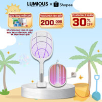 Vợt Muỗi Điện Quang Tự Động 2in1 Ánh Sáng Kiêm Đèn Ngủ Thu Hút Muỗi Ban Đêm 2 Lớp Lưới Chống Giật