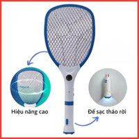 Vợt muỗi điện tử Rạng Đông, vợt muỗi 2 trong 1, có đèn pin tháo rời tiện lợi, vợt muỗi nhanh chóng