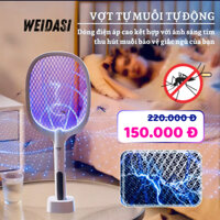 Vợt Muỗi kiêm Đèn Bắt Muỗi 3 trong 1 Weidasi WD959 - Pin sạc cao cấp 1200 mah - Bảo hành 1 đổi 1